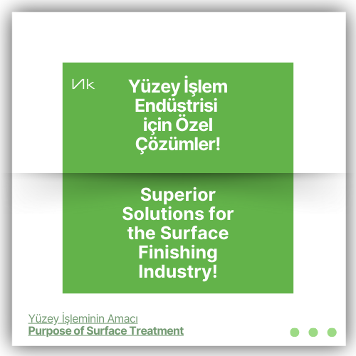 Yüzey İşleminin Amacı